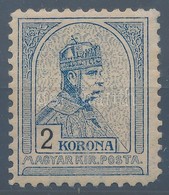 ** 1904 Turul 2K 11 1/2 Fogazással (900.000) (jobb Alsó Sarok Tompa Fogazással, A Sorfogazás Jellegzetessége) - Andere & Zonder Classificatie