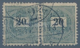 O 1899 20kr Pár III. Vízjel Jól Beazonosítható, 11 1/2 Fogazással, Valódi Ritkaság (160.000+++) - Otros & Sin Clasificación