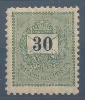 ** 1898 30kr 11 1/2 Fogazással Rendkívül Ritka, Az Utóbbi 25 évben Postatisztán Nem Láttuk, RRR (110.000) - Other & Unclassified