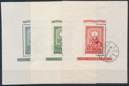 O 1951 80 éves A Magyar Bélyeg Blokk Sor (42.000) - Altri & Non Classificati