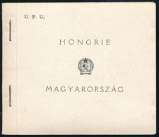 ** 1949 UPU Bélyegfüzet 2 Szélén Vágott (36.000) - Sonstige & Ohne Zuordnung