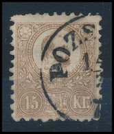 O 1871 Kőnyomat 15kr 'POZS(ONY)' (29.000) - Altri & Non Classificati