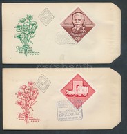 1963 Nagy Idők - Nagy Események 2db Vágott Bélyeg FDC-n (3.600) - Other & Unclassified