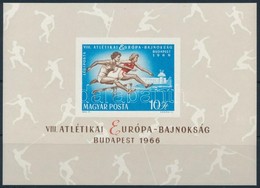 ** 1966 Atlétikai EB Vágott Blokk (4.000) - Sonstige & Ohne Zuordnung