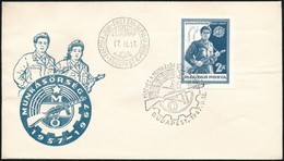 1967 Évfordulók - Események (V.) Vágott Bélyeg FDC - Autres & Non Classés