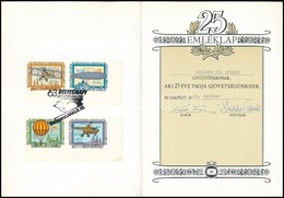 1974 Bélyegnap (47.) Vágott Sor Emléklapon - Autres & Non Classés