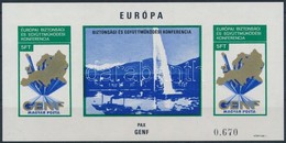 ** 1974 Europa Genf Vágott Blokk - Sonstige & Ohne Zuordnung