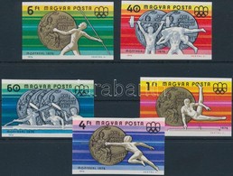 ** 1976 Olimpiai érmesek (IV.) - Montreal Vágott Sor (5.000) - Andere & Zonder Classificatie