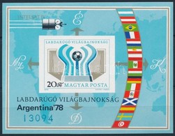 ** 1978 Labdarúgó VB (III.) - Argentína Vágott Blokk (3.500) - Other & Unclassified