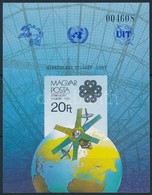** 1983 Hírközlési Világév Vágott Blokk (4.000) - Sonstige & Ohne Zuordnung