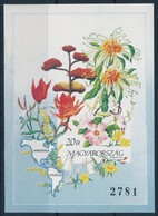 ** 1991 Földrészek Virágai (II.) - Amerika Vágott Blokk (12.000) - Sonstige & Ohne Zuordnung