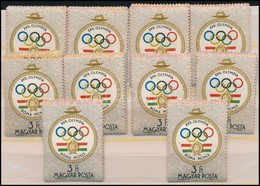 ** 1960 Római Olimpia 10 Db Sor (10.000) - Sonstige & Ohne Zuordnung