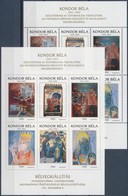 ** 1991 Kondor Béla Fogazott és Vágott Emlékív Pár (10.000) - Sonstige & Ohne Zuordnung