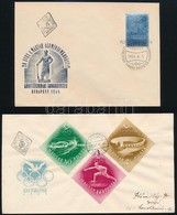 13 FDC Az 50-es évekből - Andere & Zonder Classificatie