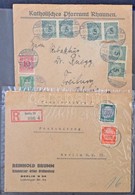 Deutsches Reich 100 Db Küldemény Levélberakóban Közte Levelek, Levelezőlapok Részben Külföldre, Használt és Használatlan - Other & Unclassified