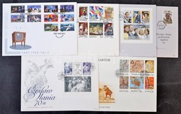 Svédország 1966-1990 Kb 800 Db FDC Blokkokkal, Füzetlapokkal Duplákkal Is, Dobozban - Andere & Zonder Classificatie