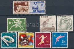 ** * Japán 1952-1958 4 Db Sport Sor, Kiadvány - Other & Unclassified