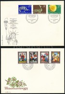 ** Liechtenstein 1966-1991 10 Db Sor, 2 Db önálló Kiadvány, 2 Db Sor FDC-n - Other & Unclassified