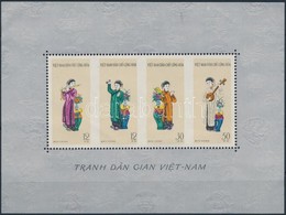 (*) Vietnam Művészet Blokk (törések / Creases) - Andere & Zonder Classificatie