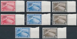 ** Deutsches Reich 8 Különféle Zeppelin Bélyeg ívszéli Reprint (1 Sarokhiba) - Andere & Zonder Classificatie