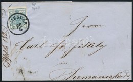 1852 9kr HP III. Szép Színben, Levélen / Nice Colour On Cover 'TEMESVÁR' - Other & Unclassified