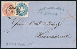 1864.02.29. 5kr + 10kr Levélen Teljes Tartalommal, Szökőévben Feladva, Nagyon Ritka! / On Cover With Full Content, Poste - Other & Unclassified