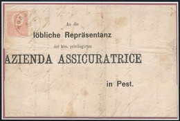 1871 Kőnyomat 5kr Levélen / Mi 3 On Cover 'TORZSA' - Pest, Ex Ryan - Andere & Zonder Classificatie