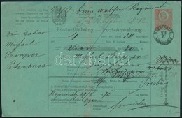 1871 Kétnyelvű Posta-utalvány 'KOPREINITZ' - Altri & Non Classificati