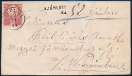 1874 Ajánlott Levél Réznyomat 3 X 5kr Bérmentesítéssel 'KIS-CZELL' - Other & Unclassified