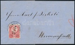 1874 5kr Levélen / On Cover 'SZÁSZVÁROS' - 'NAGY SZEBEN' - Andere & Zonder Classificatie