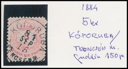 O 1881 5kr 'KŐPORUBA / TRENCSÉN M.' - Other & Unclassified