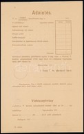 1884 4 Db Díjjegyes Használatlan Adóintés Háromrészes Levelezőlap (Simády 570 P) - Other & Unclassified