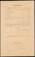 1884 4 Db Díjjegyes Használatlan Adóintés Háromrészes Levelezőlap (Simády 570 P) - Andere & Zonder Classificatie