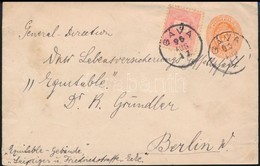 1891 Díjkiegészített Díjjegyes Boríték 'GÁVA' - Berlin - Altri & Non Classificati
