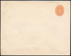 1894 5kr Díjjegyes Boríték Lemezhibákkal - Other & Unclassified