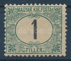 ** 1903 Zöldportó 1f Számvízjellel - Altri & Non Classificati