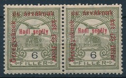 ** 1915 Hadisegély 6f Pár, 1 Bélyeg II. Típusú - Altri & Non Classificati