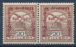 ** 1915 Hadisegély 20f Pár, 1 Bélyeg II. Típusú - Andere & Zonder Classificatie