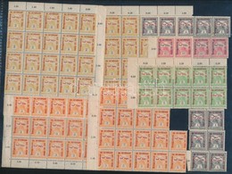 ** 1915 Hadisegély II. Sorból 100 Db Bélyeg Tömbökben (10.000) - Andere & Zonder Classificatie