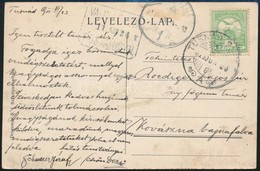 1911 Képeslap 'VAJNAFALVA' Postai ügynökség Bélyegzővel - Sonstige & Ohne Zuordnung