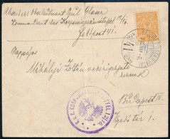 1915 Tábori Posta Boríték Orosz Bélyeggel Küldve 'TP 41' + 'K.u.K. KORPSMAGAZINSTAFFEL 12/16' - Other & Unclassified