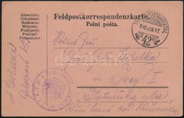 1916 Tábori Posta Levelezőlap 'Diwisionstrainkmdo Der 5. L.K.T.D.' + 'TP 42' - Otros & Sin Clasificación