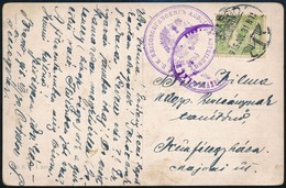 1916 Tábori Posta Képeslap 'K.u.K. KRIEGSGEFANGENEN ARBEITER ABTEILUNG IN BRASSÓ' - Other & Unclassified