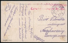 1918 Képeslap / Postcard 'K.u.k. Luftfahrtruppen Fliegerkompagnie Nr. 50.' + 'FP 374' - Otros & Sin Clasificación