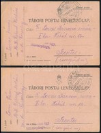 1916 2 Db Tábori Posta Levelezőlap / 2 Field Postcards 'RÓZSAHEGY-MEGFIGYELŐ' - Andere & Zonder Classificatie
