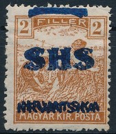 * SHS 1918 Arató 2f Dupla Felülnyomással / Mi 66 With Double Overprint. Signed: Bodor - Altri & Non Classificati