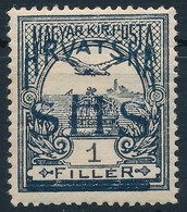 * SHS 1918 Turul 1f Próbanyomat / Proof. Signed: Bodor - Andere & Zonder Classificatie