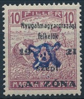 ** Nyugat-Magyarország II. 1921 Arató 10f Garancia Nélkül (20.000) - Altri & Non Classificati