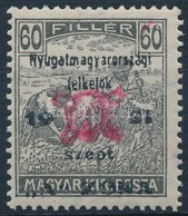 ** Nyugat-Magyarország II. 1921 Arató 60f Garancia Nélkül (19.000) - Andere & Zonder Classificatie