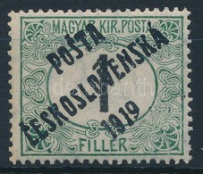 ** Posta Ceskoslovenska 1919 Feketeszámú Portó 1f (400.000) - Altri & Non Classificati